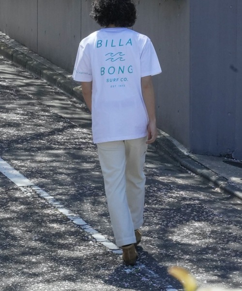 「BILLABONG」 半袖Tシャツ LARGE ミント メンズ_画像4