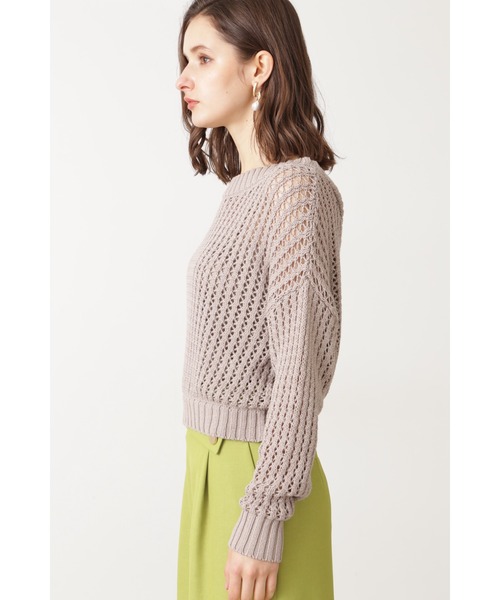 「PINKY&DIANNE」 長袖ニット 38 ホワイト レディース_画像6