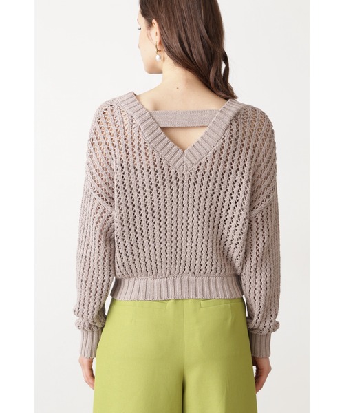 「PINKY&DIANNE」 長袖ニット 38 ホワイト レディース_画像7