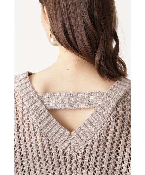 「PINKY&DIANNE」 長袖ニット 38 ホワイト レディース_画像8