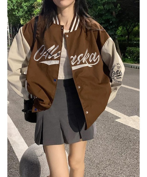 「DEVICE」 スタジャン FREE ブラック レディース_画像2