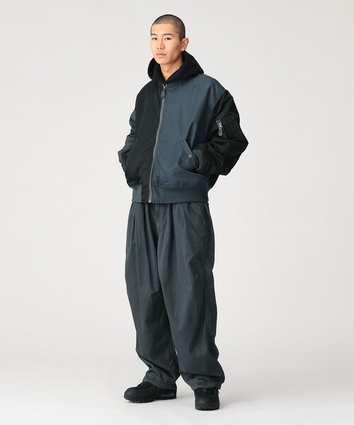 BEAMS MA-1 XL ブルゾン　ブラック BEAMS（ビームス） ma1 ma-1 リラックスフィット THERMOLITE(R) MA-1