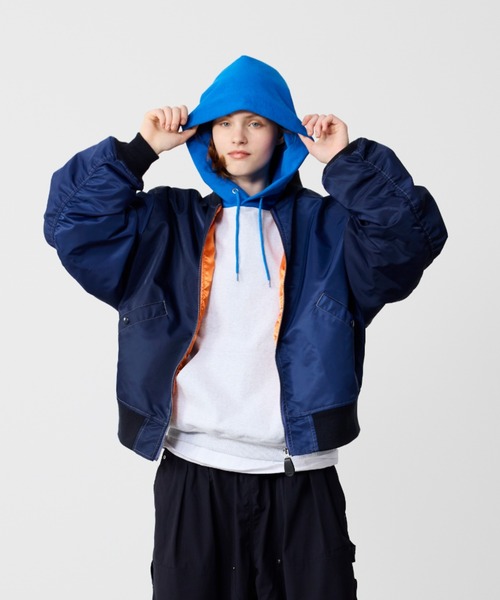 BEAMS（ビームス） ブルゾン アウター 「ワイドフィット」クレイジー