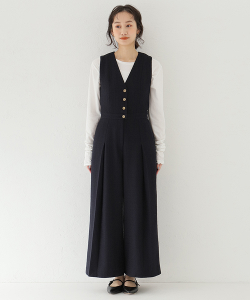 plage（プラージュ） オールインワン 36 ネイビー レディース