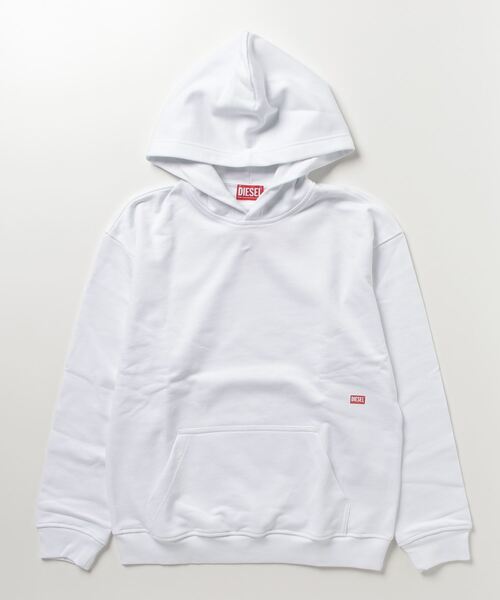 DIESEL（ディーゼル） プルオーバーパーカー LARGE ホワイト メンズ
