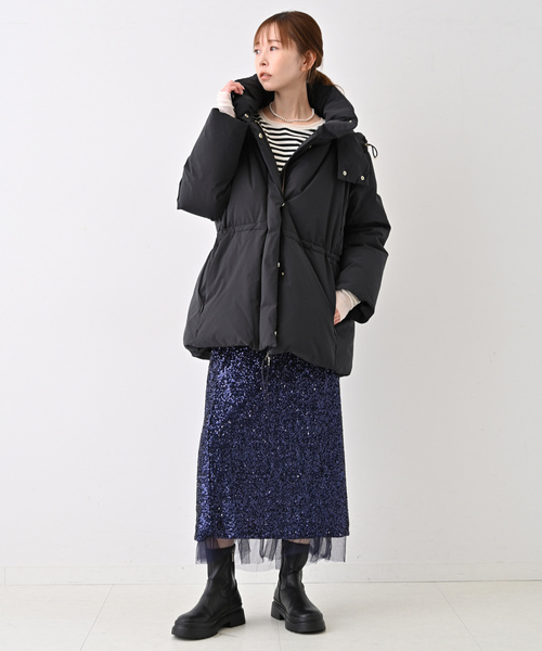 スローブイエナ ダウンジャケット36 S〜М リバーシブルコート SLOBE IENA（スローブイエナ） ダウンジャケット 36 アイボリー