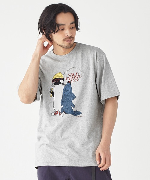 「KRIFF MAYER」 半袖Tシャツ LARGE チャコール メンズ_画像4