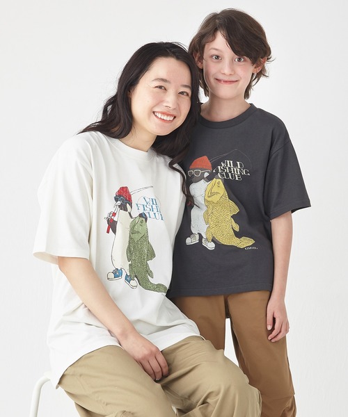 「KRIFF MAYER」 半袖Tシャツ LARGE チャコール メンズ_画像5