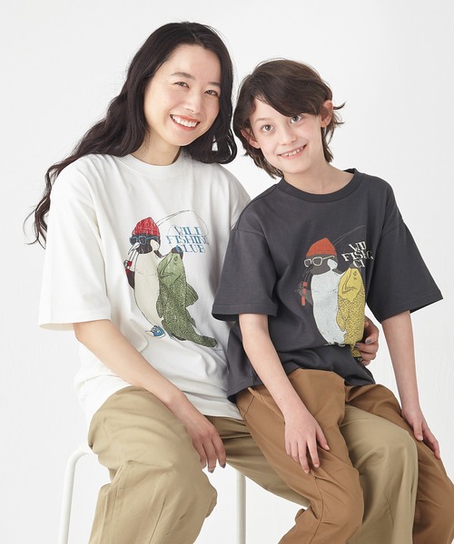 「KRIFF MAYER」 半袖Tシャツ LARGE チャコール メンズ_画像6