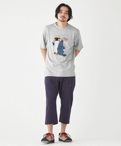「KRIFF MAYER」 半袖Tシャツ LARGE チャコール メンズ_画像7