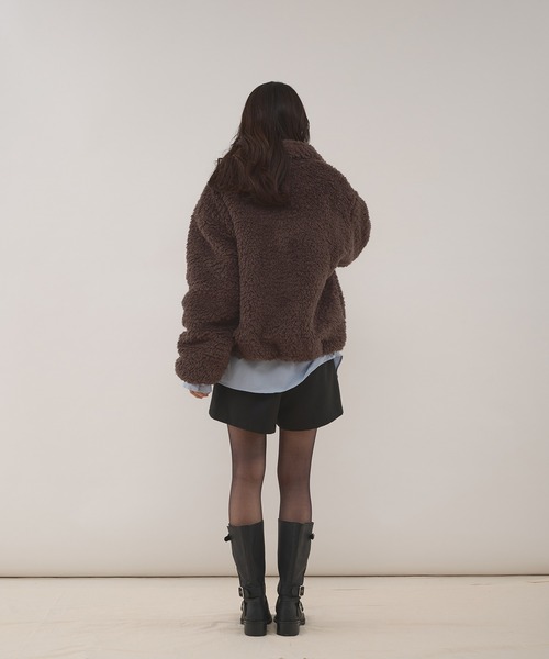MUHET（ミュエータ） ブルゾン アウター shaggy fleece blouson