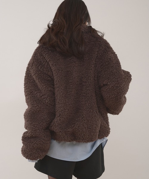 MUHET（ミュエータ） ブルゾン アウター shaggy fleece blouson