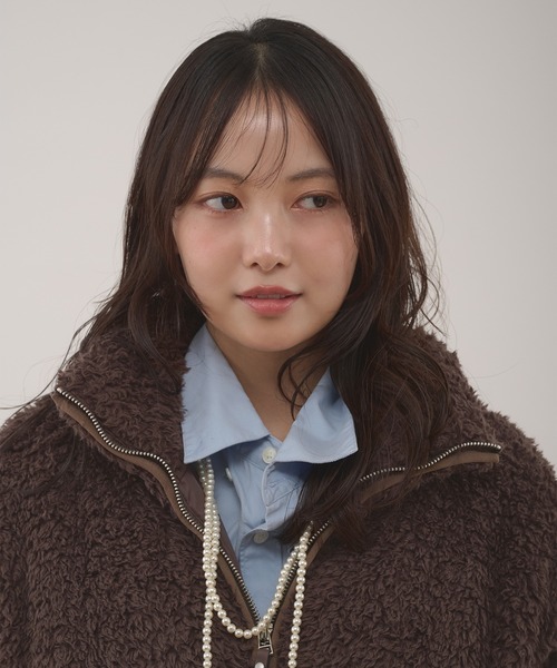 MUHET（ミュエータ） ブルゾン アウター shaggy fleece blouson