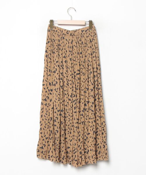 「MADEMOISELLE ROPE'」 フレアスカート 38 ベージュ レディース_画像2