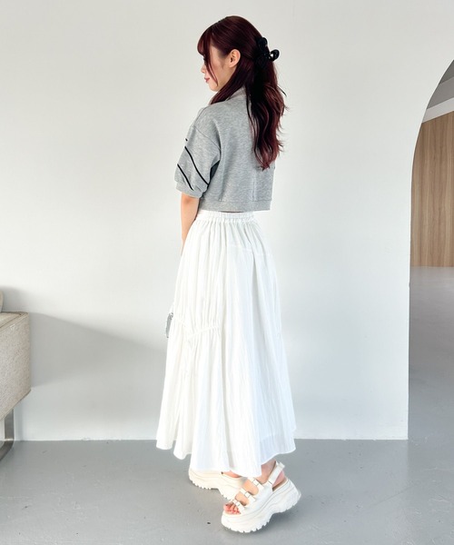 「Heather」 ロングスカート FREE オフホワイト レディース_画像4