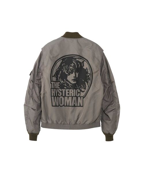 HYSTERIC GLAMOUR（ヒステリックグラマー） ブルゾン LARGE グレー