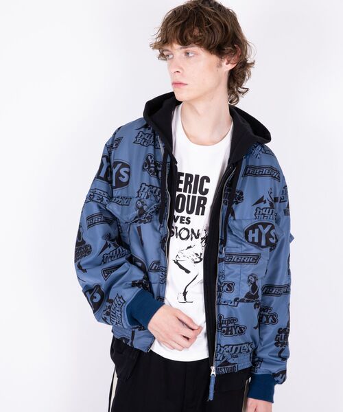 HYSTERIC GLAMOUR（ヒステリックグラマー） ブルゾン LARGE グレー