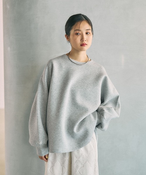 LEPSIM（レプシィム） トレーナー スウェット パフエア刺繍プル
