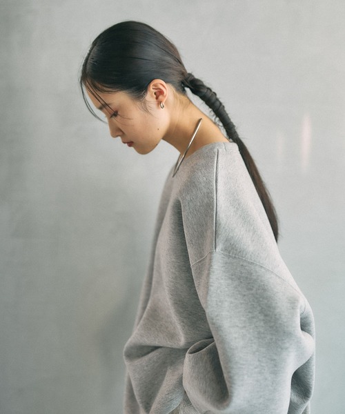 LEPSIM（レプシィム） トレーナー スウェット パフエア刺繍プル