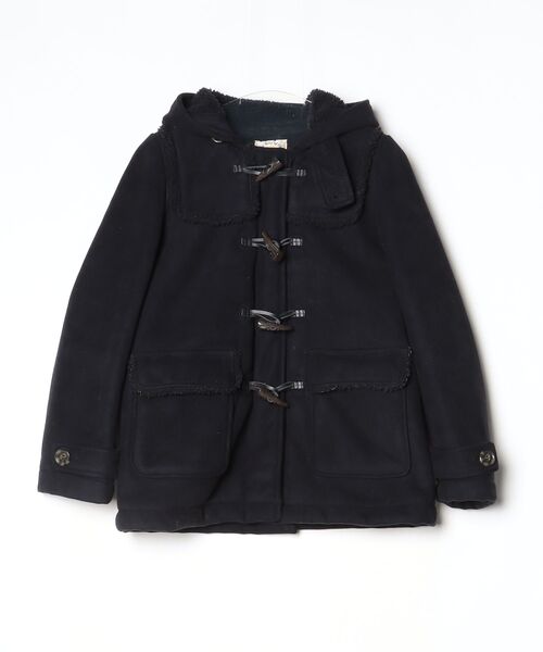 Ray BEAMS（レイ ビームス） ダッフルコート 0 ブラック レディース