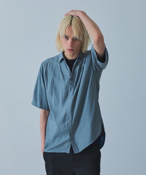 5351 POUR LES HOMMES シャツ 半袖 「スキッパー」半袖 シャツ メンズ 