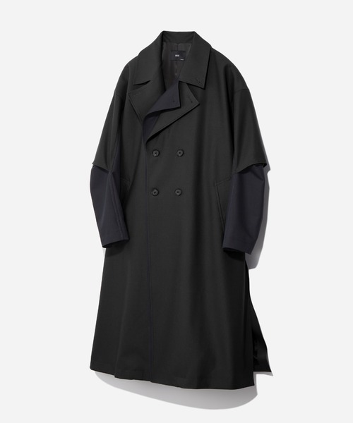 【美品】定価39600円 HARE ハレ GABAR COAT トレンチ コート 美品】定価39600円 HARE ハレ GABAR COAT トレンチ コート 美品】定価