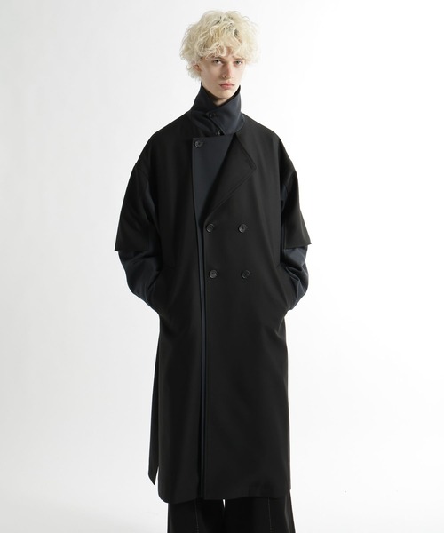 HARE（ハレ） トレンチコート コート レイヤードダブルコート(HARE