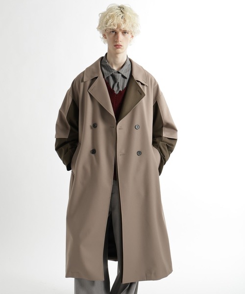 HARE（ハレ） トレンチコート コート レイヤードダブルコート(HARE