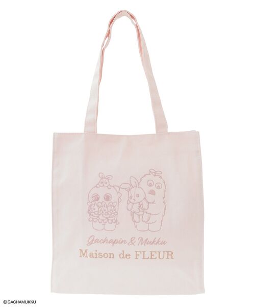 Maison de FLEUR（メゾンドフルール） トートバッグ ガチャピンと
