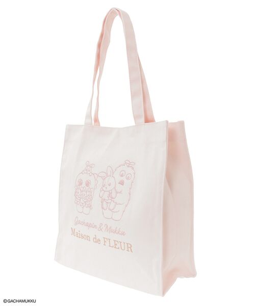 Maison de FLEUR（メゾンドフルール） トートバッグ ガチャピンと 