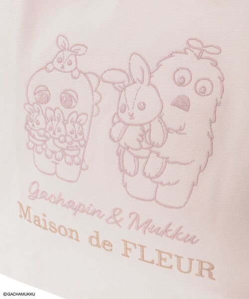 Maison de FLEUR（メゾンドフルール） トートバッグ ガチャピンと 