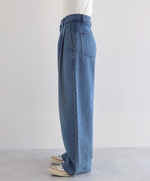 「ANME」 デニムパンツ L ブラック レディース_画像3