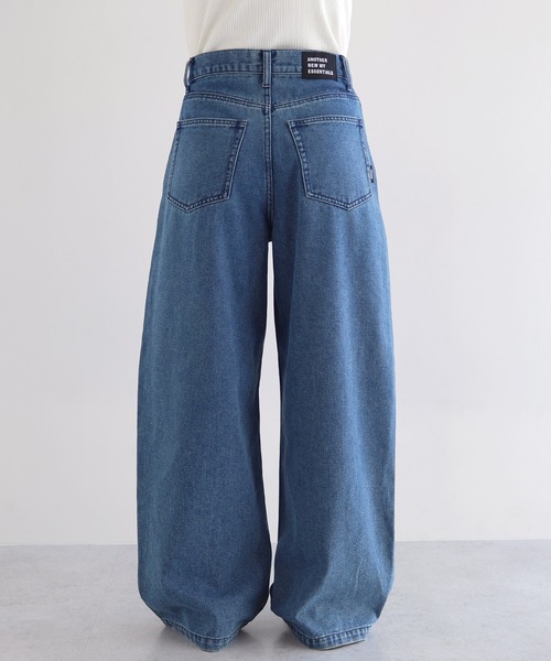 「ANME」 デニムパンツ L ブラック レディース_画像4