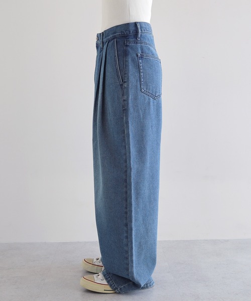 「ANME」 デニムパンツ L ブラック レディース_画像6