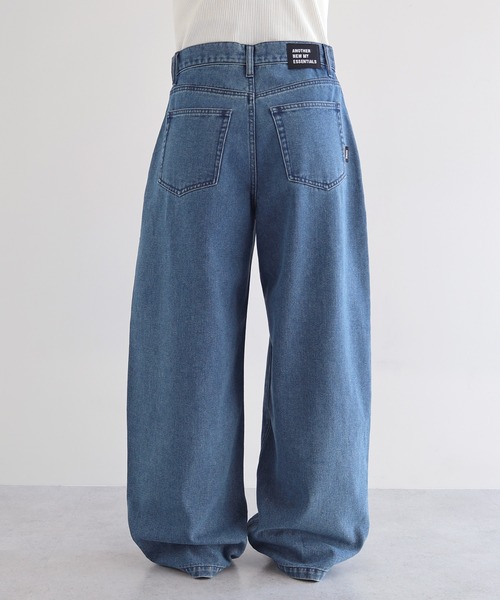 「ANME」 デニムパンツ L ブラック レディース_画像7