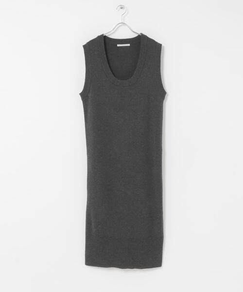 KBF♡WIDEロングニットワンピース KBF（ケービーエフ） ワンピース ショルダーカットワンピース