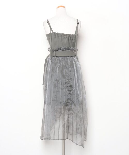 「REDYAZEL」 ドッキングワンピース S グリーン レディース_画像2