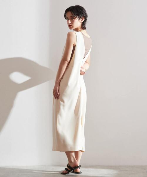 「Liesse」 サロペットスカート FREE アイボリー レディース_画像3