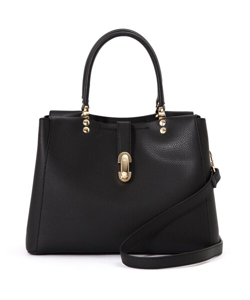 「EDIT COLOGNE」 2WAYバッグ フリ- グレー レディース_画像3