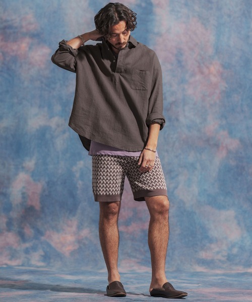 「Jih Nunc」 長袖シャツ S ブラック メンズ_画像9