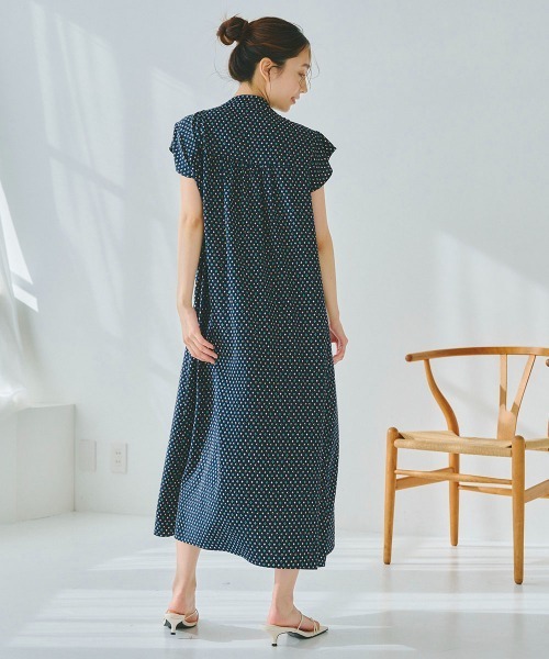 「Droite lautreamont」 ノースリーブワンピース S アイボリー レディース_画像9