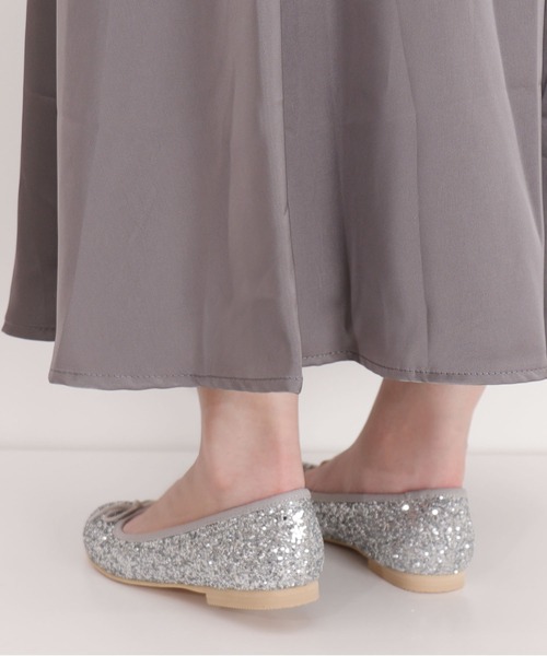 「artemis by DIANA」 フラットパンプス 24.0cm ゴールド レディース_画像3