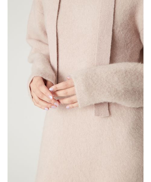 「FRAY I.D」 ニットワンピース F レッド レディースの画像
