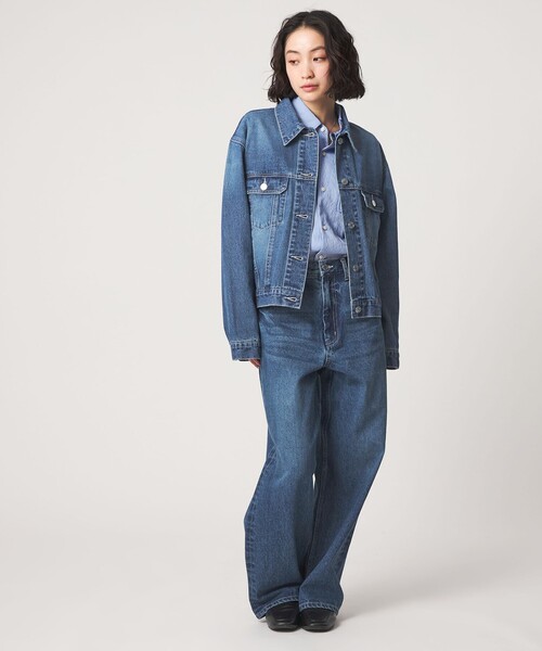 コート アウター 「CITEN」エッセンシャルデニムジャケット レディース