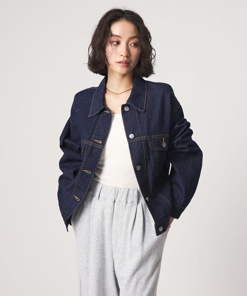 コート アウター 「CITEN」エッセンシャルデニムジャケット レディース