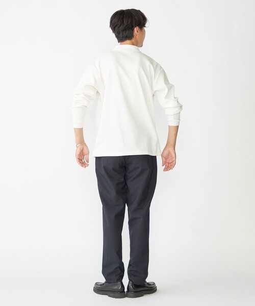 「SHIPS」 長袖ポロシャツ MEDIUM ネイビー メンズ_画像8