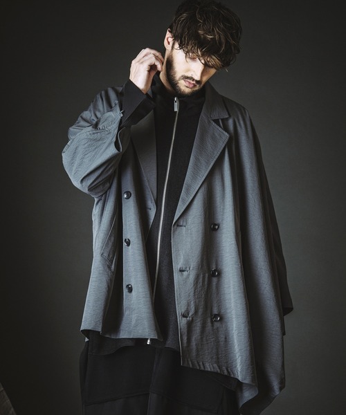 NO ID.（ノーアイディー） コート ジャケット 「NO ID.」Asymmetry