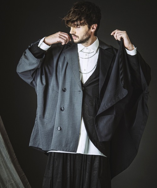 NO ID.（ノーアイディー） コート ジャケット 「NO ID.」Asymmetry