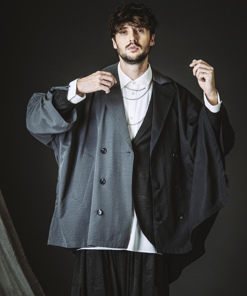 NO ID.（ノーアイディー） コート ジャケット 「NO ID.」Asymmetry