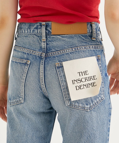 「INSCRIRE」 デニムパンツ 28inch ブルー レディース_画像8
